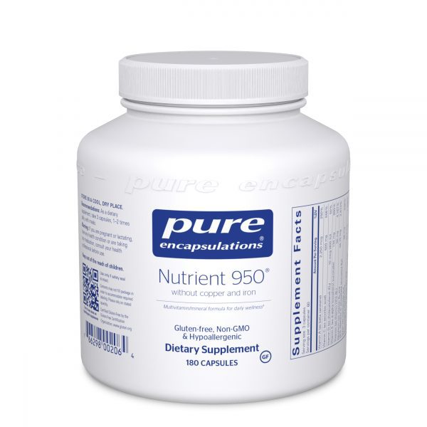 Nutrient 950 without copper & iron (180 count)