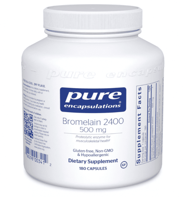 Bromelain 2400 500 mg 180 capsules